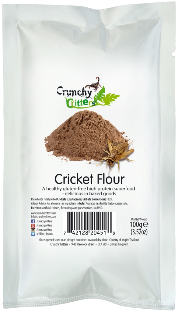 Cricket Flour 100 grams Crunchy Critters
